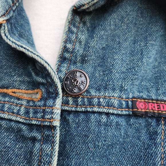 Dakota New Design Longer Denim Jacket Western Style Size Medium - Picture 5 of 6